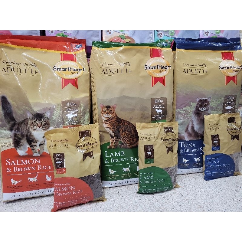 SmartHeartGold อาหารแมวสำหรับแมวอายุ 1 ปีขึ้นไป ขนาด 1 กิโลกรัม
