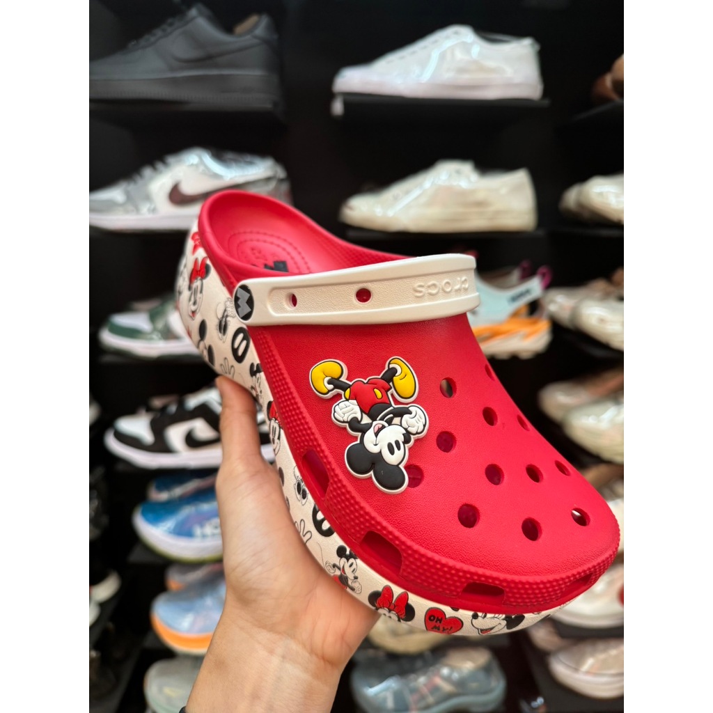 รุ่นขายดี classic clog ไซส์ W6--W9 รองเท้าแตะแพลตฟอร์ม เสริมส้น6cmสไตล์คลาสสิก และผู้หญิง