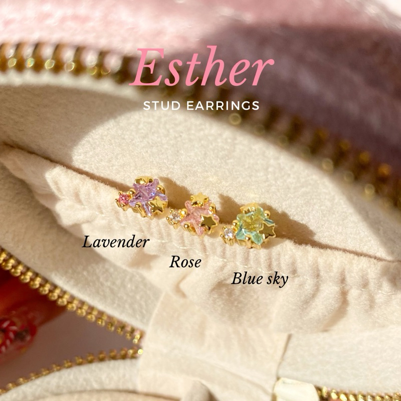 Thelucy Esther star earrings (ขายเป็นคู่)