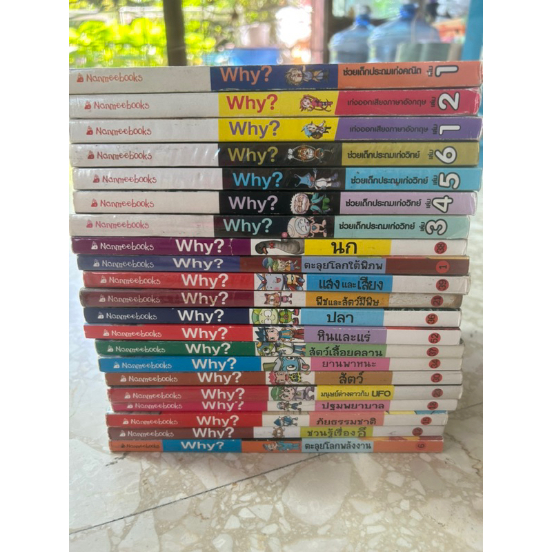 หนังสือWhy?(มือสอง) #Why? #สารานุกรมความรู้วิทยาศาสตร์ ฉบับการ์ตูน #การ์ตูนความรู้
