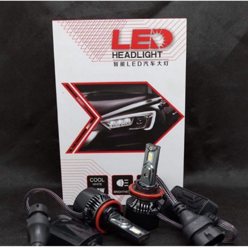 ไฟหน้ารถยนต์F8 10,000lm คัทออฟคม แสงขาว