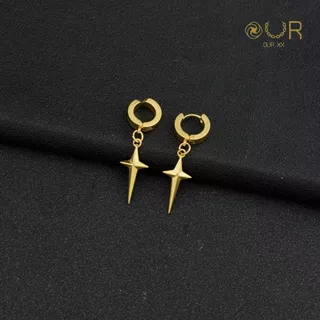 Our XX Holy hoop-Clip ต่างหูเจาะและหนีบ วัสดุไทเทเนียมเกรดเครื่องมือแพทย์ (P032-P034)(C055-C057)
