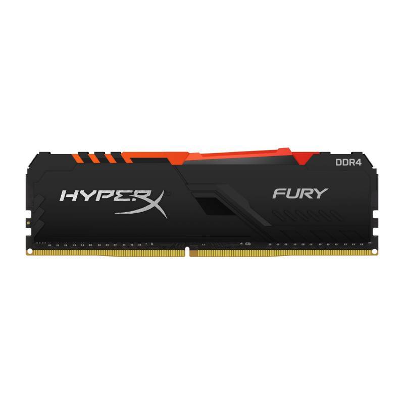 RAM PC แรม (หน่วยความจำ) KINGSTON HyperX FURY RGB (HX432C16FB3AK2/32) DDR4/3200MHz (16GBx1) 16G