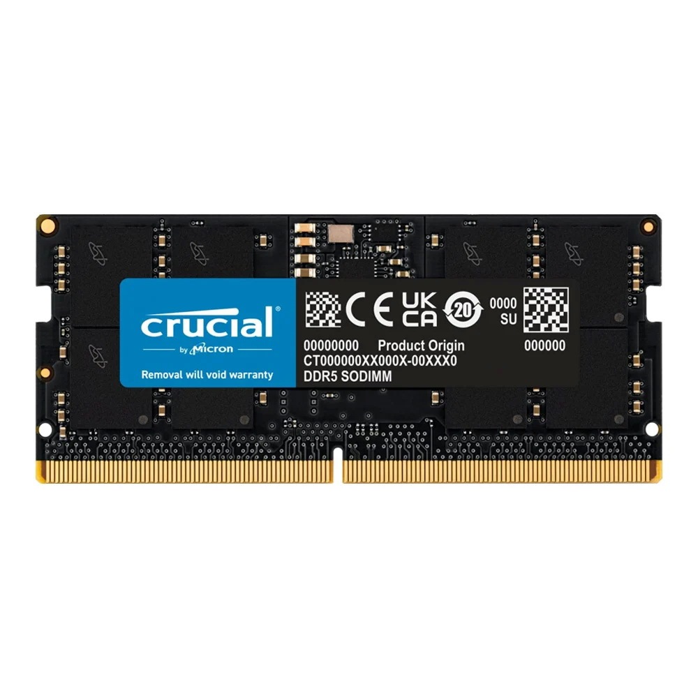 16GB DDR5 4800 RAM NOTEBOOK (แรมโน้ตบุ๊ค) CRUCIAL SODIMM CL40 16Gbit (CT16G48C40S5)