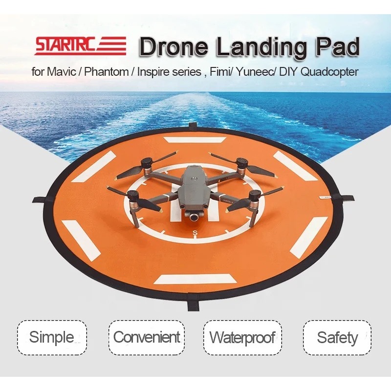 STARTRC 55 / 80 cm Foldable Drone Landing Pad for DJI Mavic Min/Mini SE/Mini 2/Mavic Air/Air 2S/Spark/Pro/Hubsan Zino/Pa