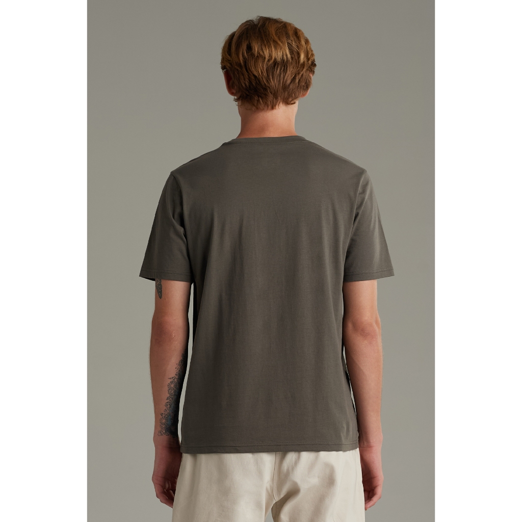 Mc jeans เสื้อยืดผู้ชาย คอกลม สีเทา MTSZB65