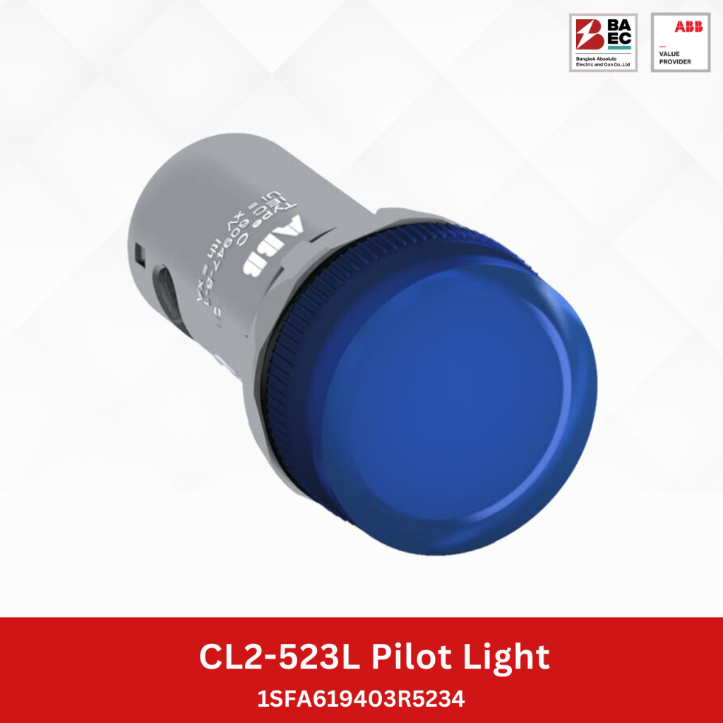 ABB Pilot Lamp CL2-523L 230VAC สีน้ำเงิน