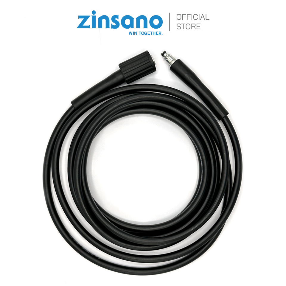 ZINSANO สายฉีดน้ำพีวีซี 5m Max 120Bar 60°C (สำหรับ FA1002, FA1004, ZN1101, Amazon Ultra)