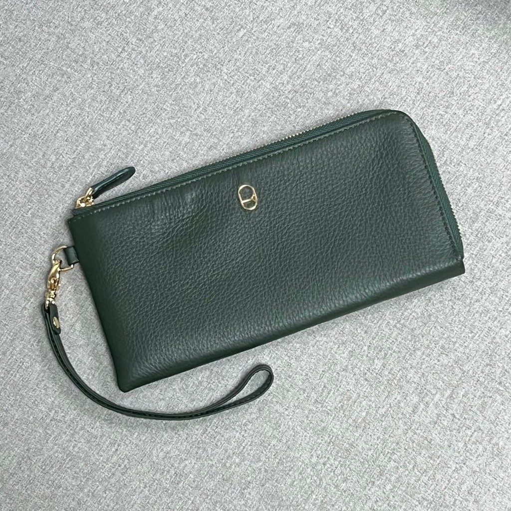 RAINBOU  KATE PURSE - กระเป๋าสตางค์ใบยาวหนังวัวแท้