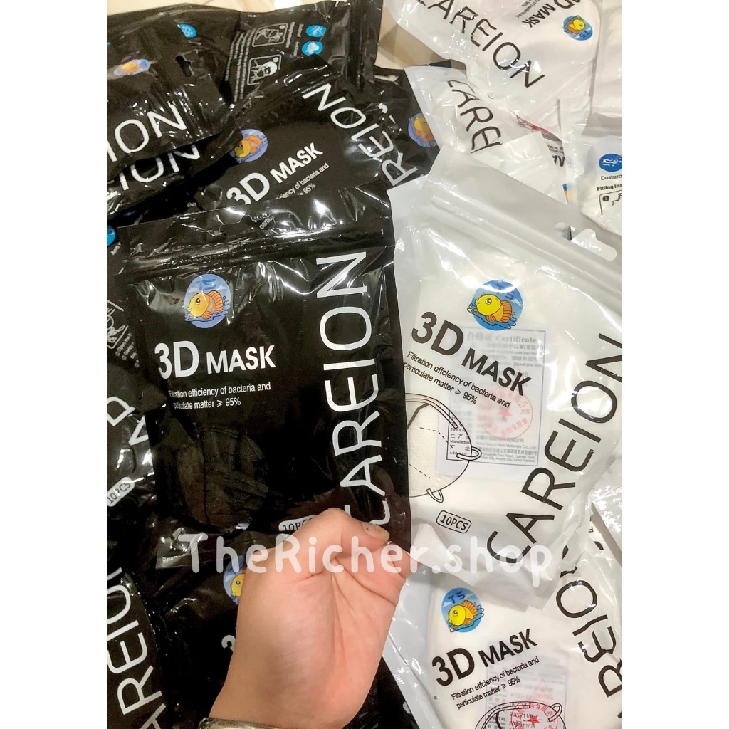 แมสปิดจมูก3D 1ห่อ 10ชิ้น สีขาว สีดำ ⚡️🔥สินค้าพร้อมส่งในไทย⚡️🔥แมสปิดจมูก 3D   1 ห่อมี 10 ชิ้นสินค้าพร้อมส่งครับ thumbnail 3