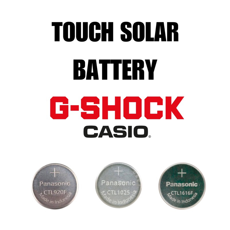 ถ่านนาฬิกา ของแท้ คุณภาพสูง 💯% 👉🏼 ถ่าน Tough Solar G-Shock Baby-G CTL920 CTL1616 CTL1025 แบต แบตเตอร