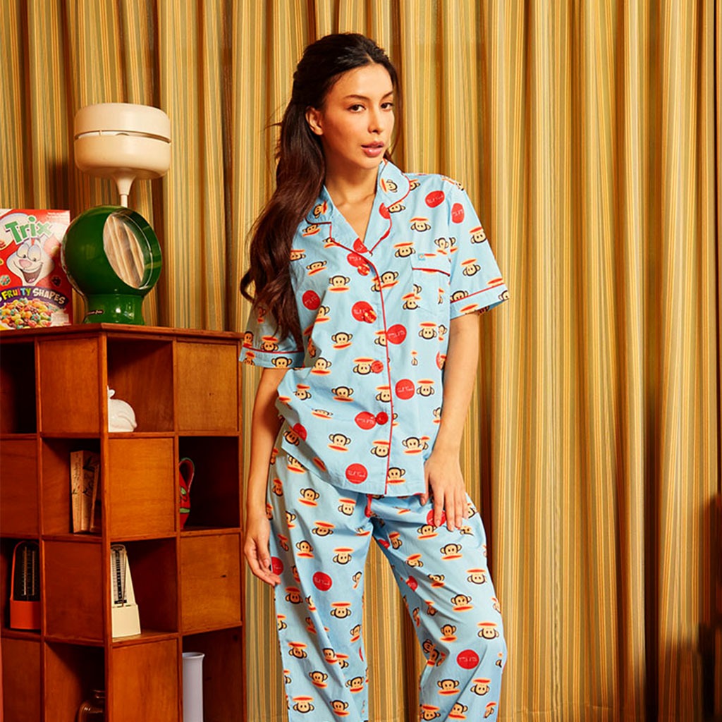 PAUL FRANK WOMENS ชุดนอนกางเกง SS PLAYFUL CLASSIC JULIUS PANTS SET