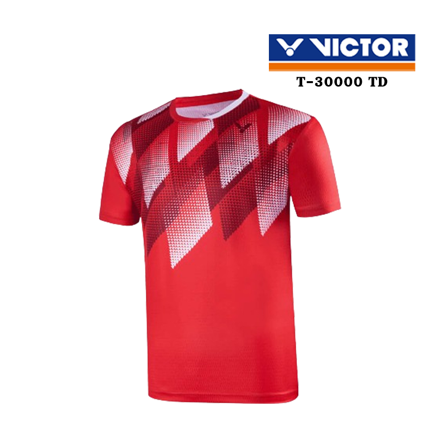 VICTOR เสื้อกีฬาแบดมินตัน แขนสั้น รุ่น T-30000 TD