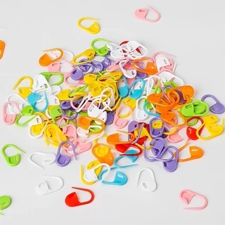 🧸เข็มกลัดคั่นแถว (100 ชิ้น) เข็มกลัดคั่นลาย คั่นระยะถัก นับหลักนับห่วง แบบพลาสติก งานถักนิตติ้ง โครเชต์