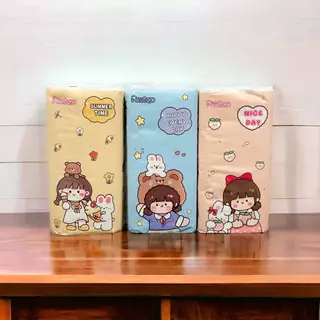 HOME818 กระดาษทิชชูแบบยาว （1แพค 10ห่อ）210แผ่น/คู่ หนา3 ชั้น NO.Y4
