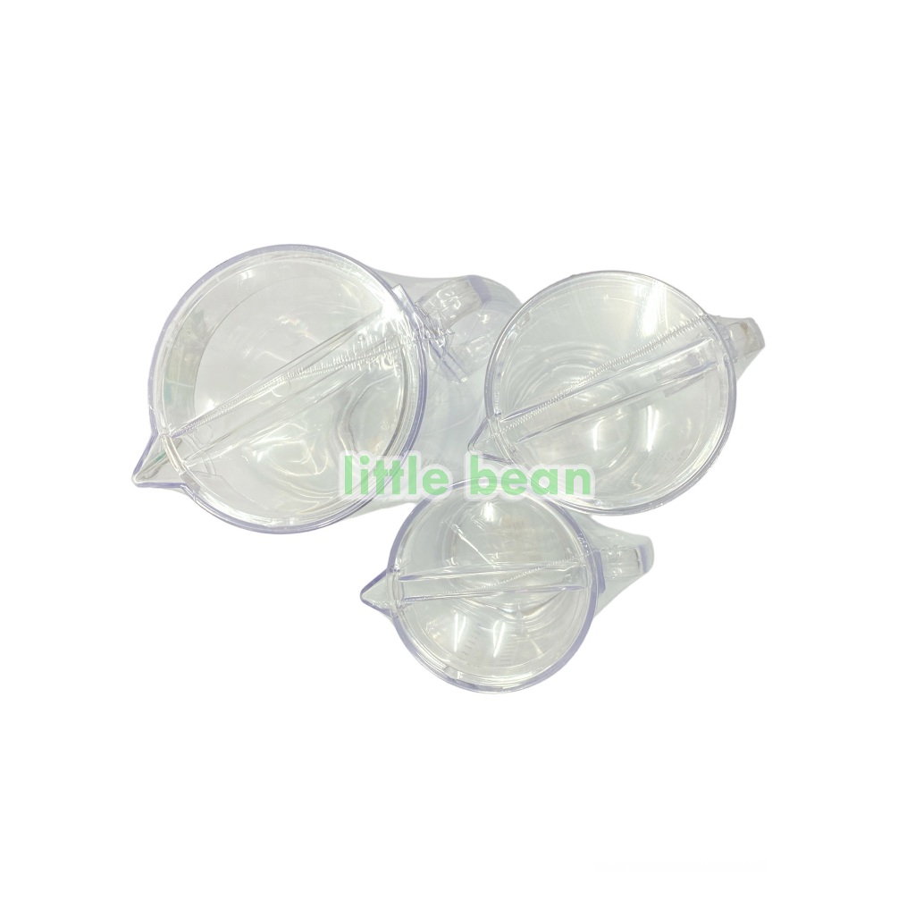 เหยือกใสปริมาตร พลาสติกเกรดเอ ขนาด 10001400ml,  1850ml , 2740ml - รูปที่ 3