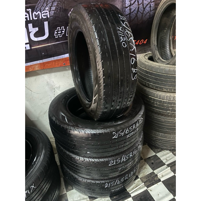 215/65R16 บริจโตนสภาพสวยปี 19/20/21 ยางมือสอง