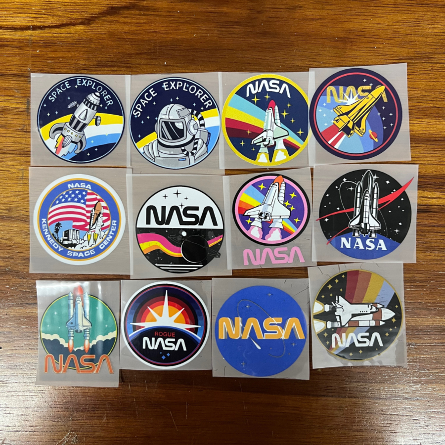 ตัวรีดร้อน ติดเสื้อ ติดหมวก ติดกระเป๋า ลาย Nasa , Just do it ใช้งานง่าย ติดทนนาน คุ้มราคา