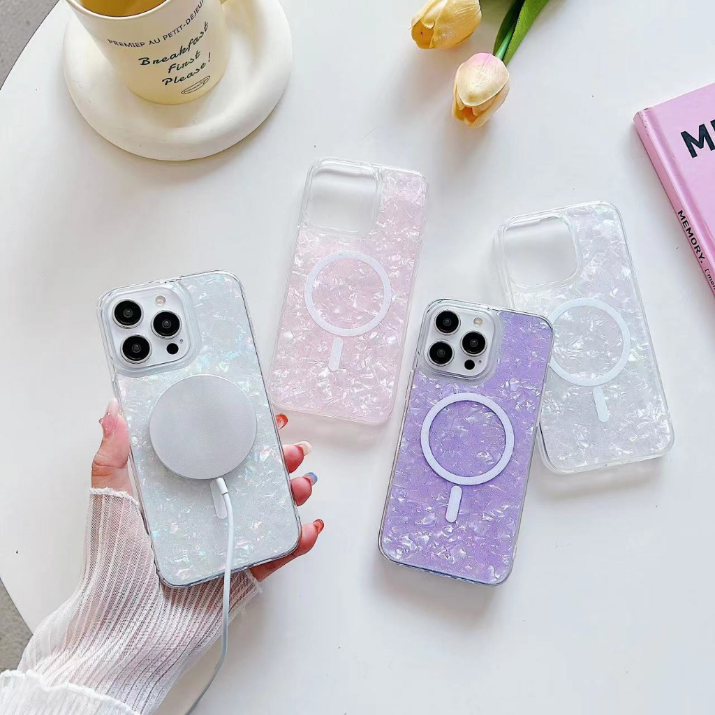 เคสมือถือลายหินอ่อน Magnetic สำหรับ iPhone IPhone11/12Promax/13Pro/13Promax/14Pro/14Promax/14/15/15pro/15 pro max