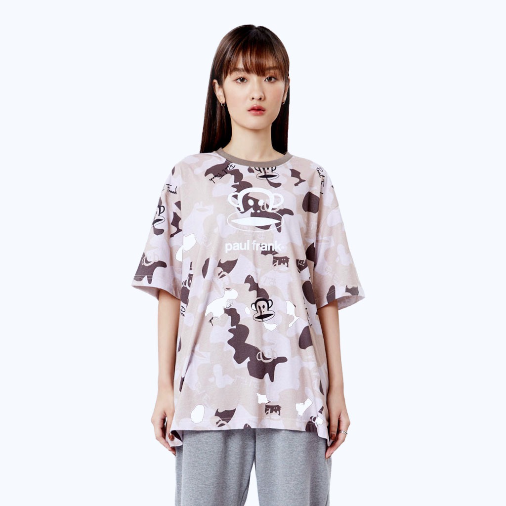 PAUL FRANK เสื้อยืดผู้ชาย MENS DEEP DESERT CAMO TEES