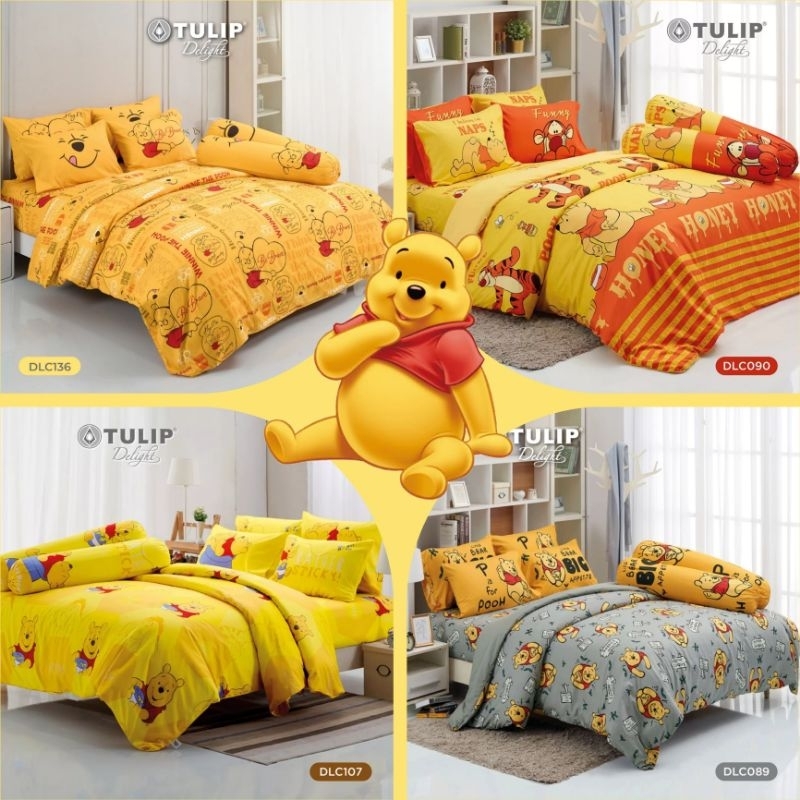 Winnie The Pooh:ชุดเครื่องนอน (ลิขสิทธิ์แท้💯%) By Tulip Delight