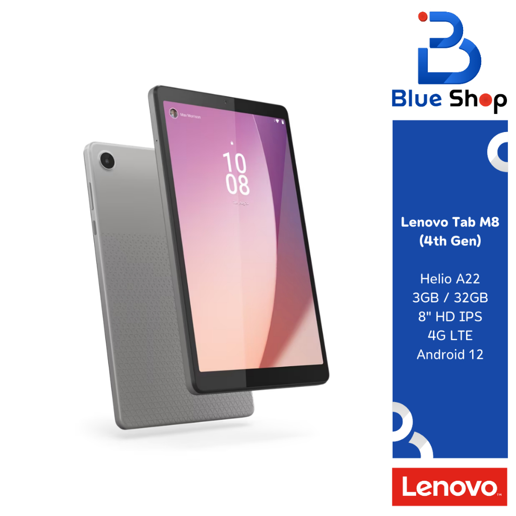 [ZABV0007TH] Lenovo Tab M8 (4th Gen) TB300XU แท็ปเล็ต Android จอ 8