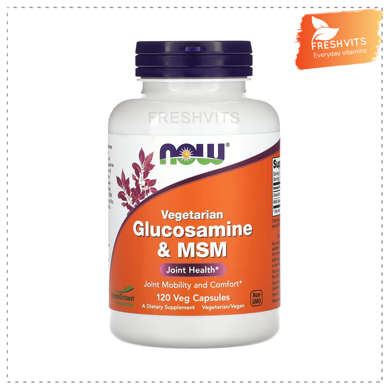 NOW Foods, Vegetarian Glucosamine & MSM, 120 Veg Capsules