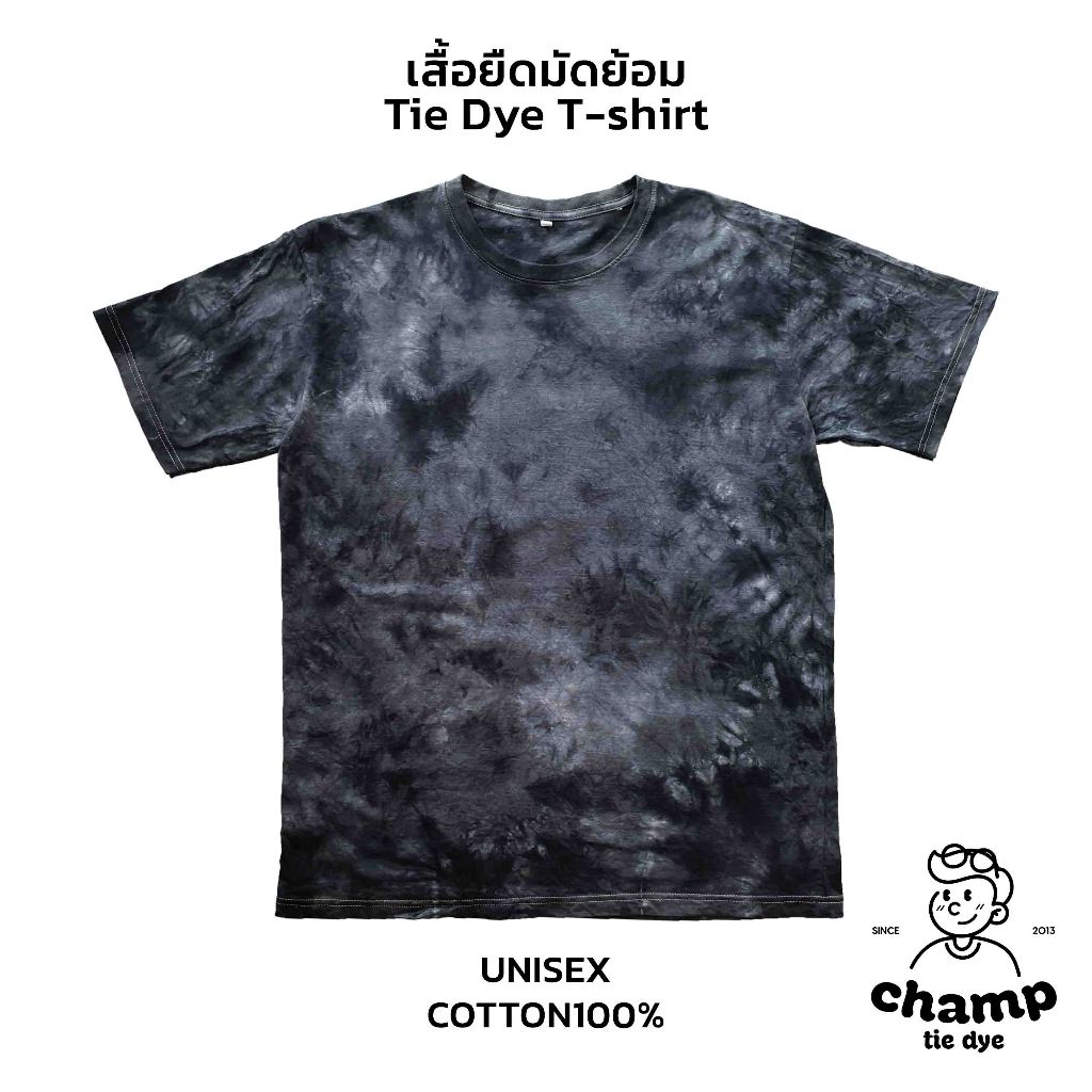 เสื้อยืดมัดย้อม โอเวอร์ไซส์ คอกลม ไซส์ใหญ่พิเศษ เสื้อเด็ก ผ้าฝ้าย ได้ทั้งชายหญิง Tie Dye Oversized  kids T-shirt unisex