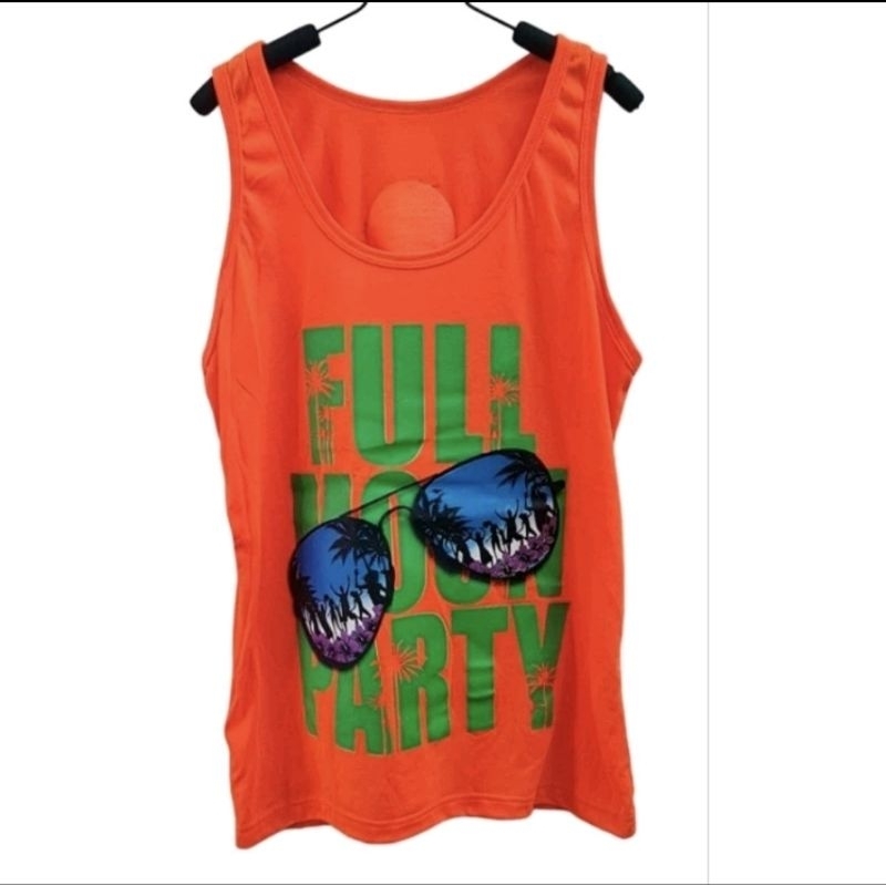 เสื้อกล้ามชายFullmoon สีนีออนสะท้อนแสง - รูปที่ 5