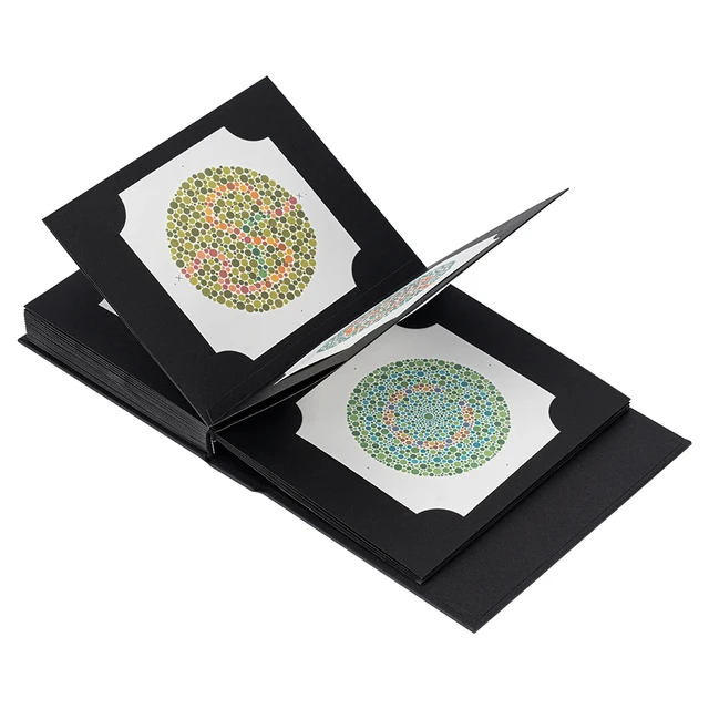 Vision test chart Book Ishihara 38 Plates 2024 สำหรับทดสอบตาบอดสี