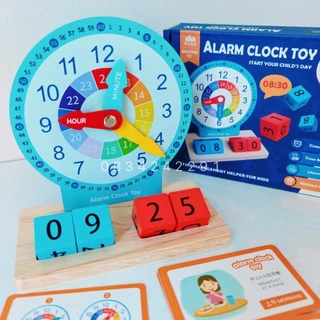 * ออกบิล (ทักแชท) Alarm Clock Toy เรียนรู้เรื่องเวลา - หนังสือ สอนเวลา เขียนลบได้