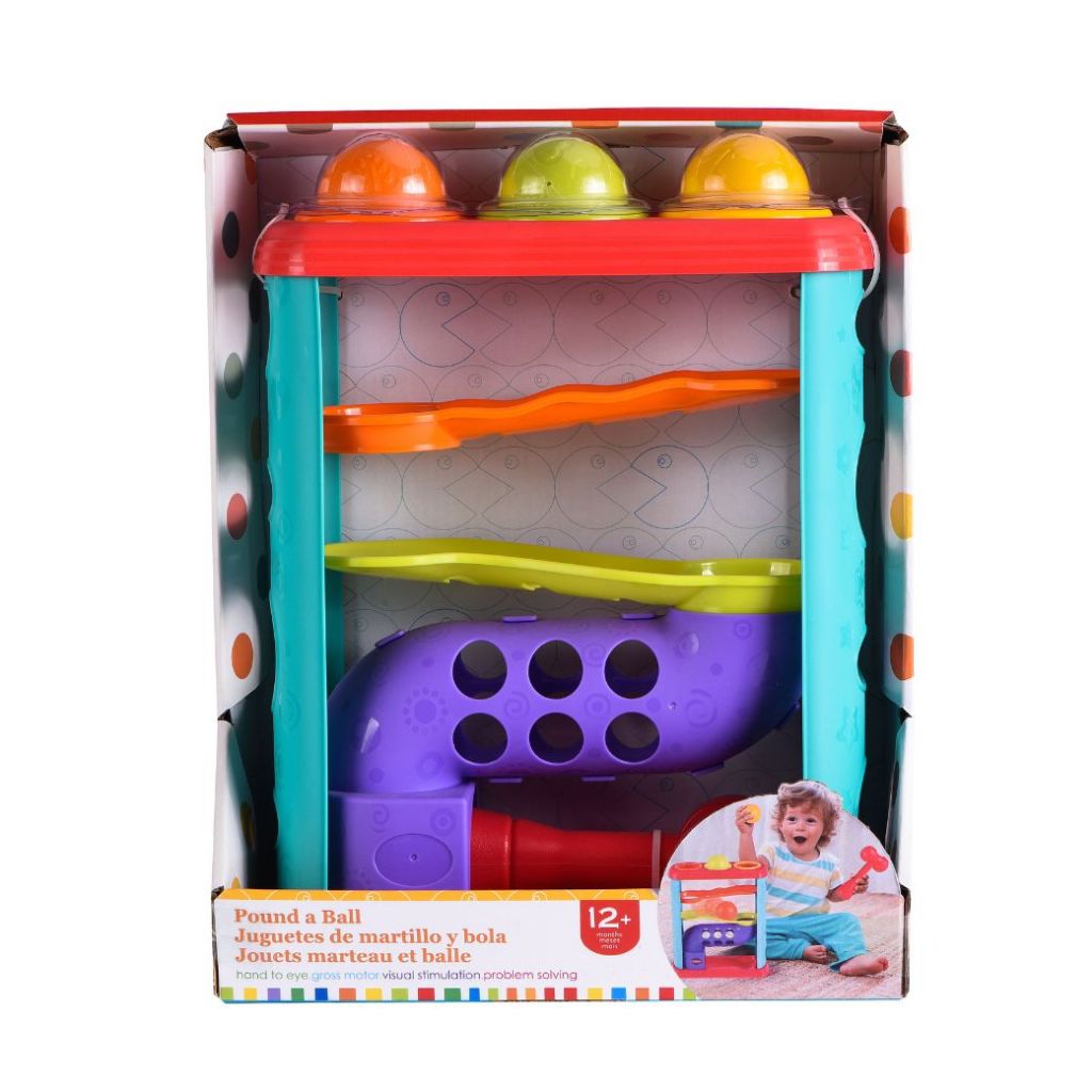 Wel-B x Infunbebe Pound a Ball (ลูกบอลสไลด์) - ของเล่น ของเล่นเด็ก  ทาวเวอร์ของเล่น บอลหลากสี ฝึกทัก