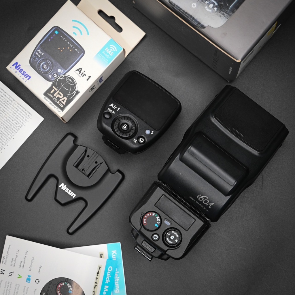 Nissin i60A For Sony + ทริกเกอร์ อปกศ. อุปกรณ์ครบกล่อง สภาพสวยใช้งานน้อย ไม่มีตำหนิ