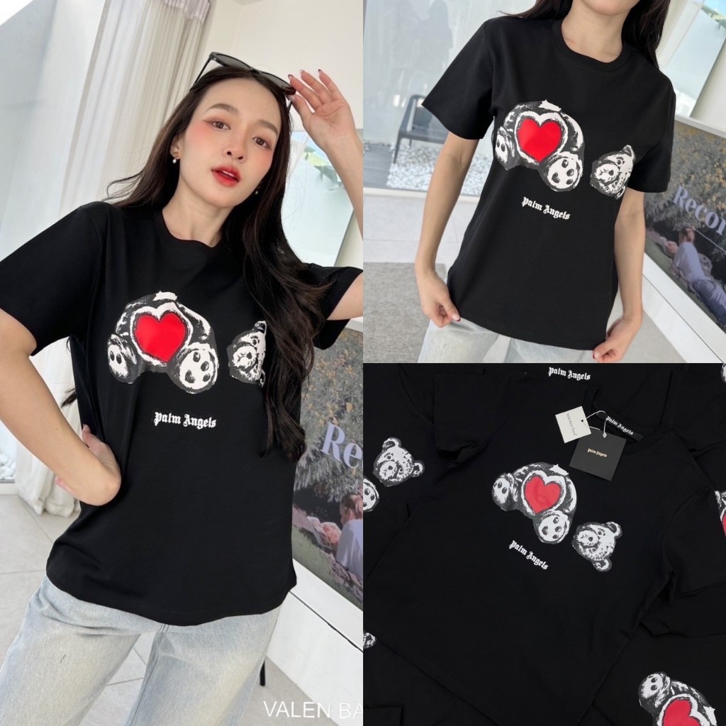 🍊 VL เสื้อยืดรุ่นฮิต ดีเทลสกรีน น่ารักมากกกๆ ผ้าเนื้อนิ่ม ใส่สบายสุดๆ