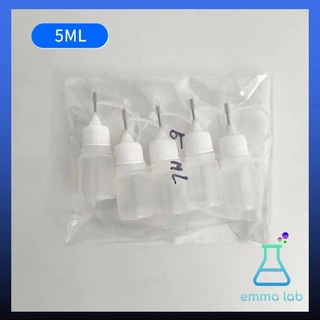 ขวดหยดหัวเข็ม Syringe Bottle (แพ็ค 5 ขวด) 5, 10, 15, 20, 30, 50, 100ML