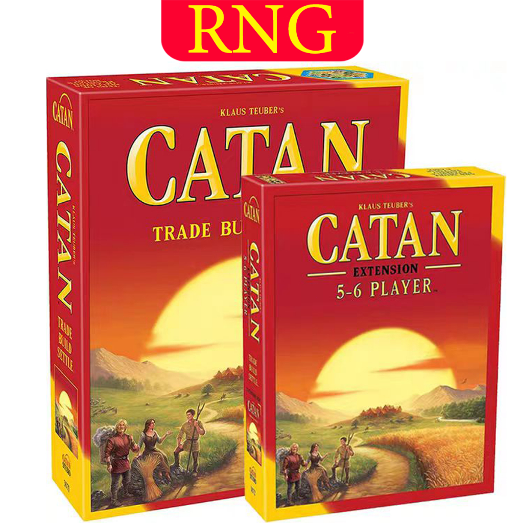 Catan Board game - บอร์ดเกม คาทาน แพจเกจสวยงาม สินค้าพร้อมส่ง