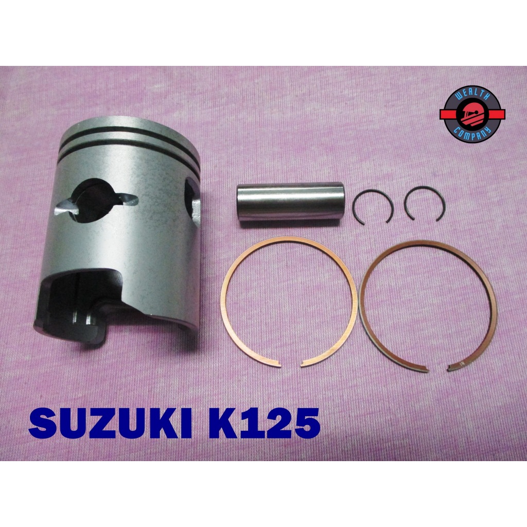 #ชุดลูกสูบ 1 ชุด สำหรับ SUZUKI K125  // Piston and Ring 1  Set