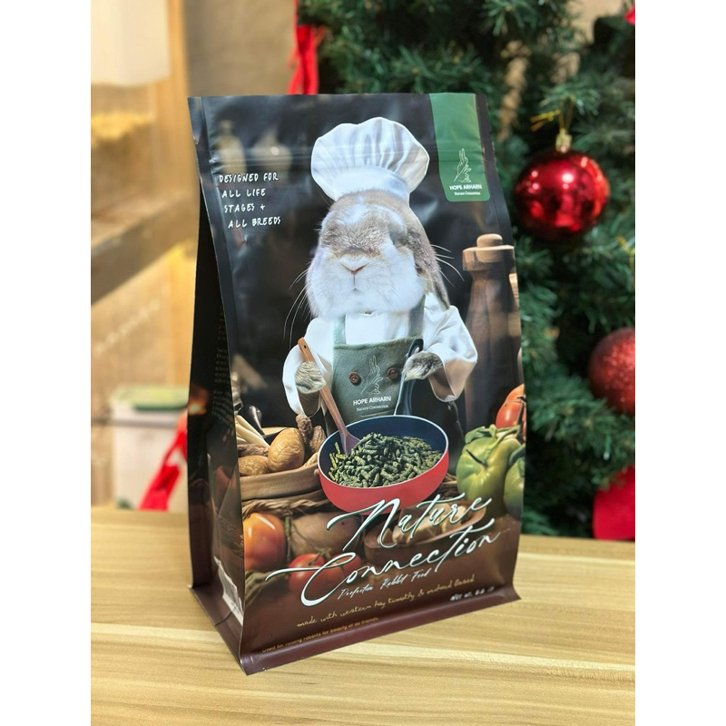 🐰Hope arharn natureconnection  โฮ๊ปอาร์ฮาล เนเจอร์คอนเนกชั่น สูตรทานได้ทุกวัยทุกสายพันธ์