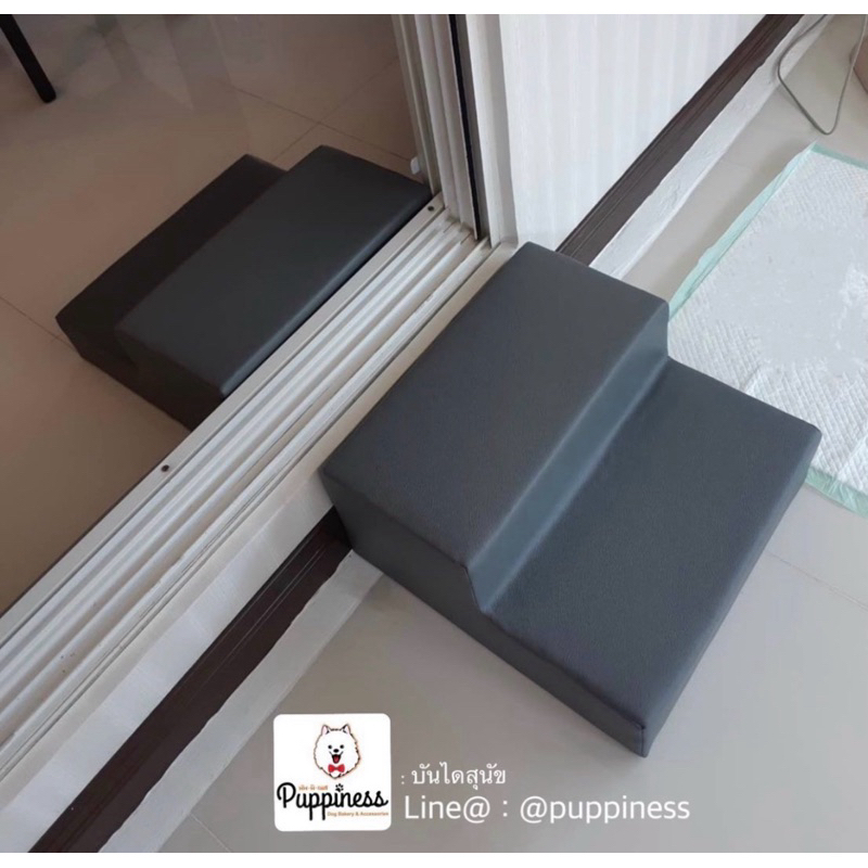 บันไดสุนัข ขนาด 2 ขั้น 40x40x20 ซม. (กxยxส) ความสูงต่อขั้น 10 ซม. ความกว้างต่อขั้น 20 ซม.