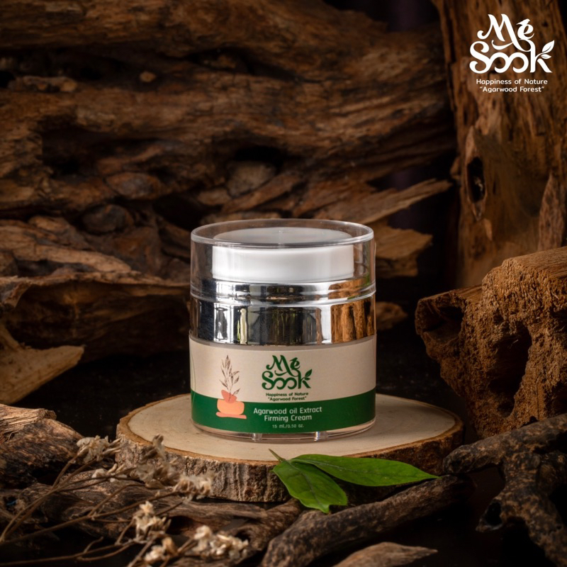 MESOOK Agarwood Firming Cream ครีมลดริ้วรอยกฤษณา15ml. ครีมหน้าเด้งยกกระชับ ชะลอผิวหย่อนคล้อย