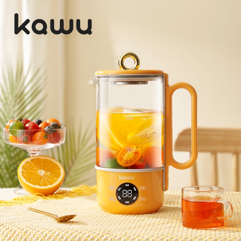kawu HT-2104 กาต้มน้ำไฟฟ้า กาชงชา ชนิดแก้ว 600ml Multi-Function Glass Kettle รุ่น กาต้มน้ำ กาต้มน้ำไฟฟ้าปรับอุณหภูมิได้