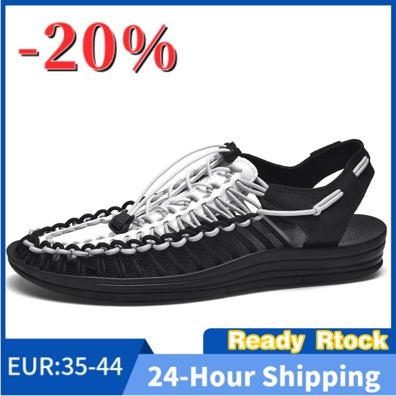NEW รองเท้าแตะรัดส้นชาย 35-44 รองเท้าลำลองระบายอากาศน้ำหนักเบาสบายคู่ Shoes