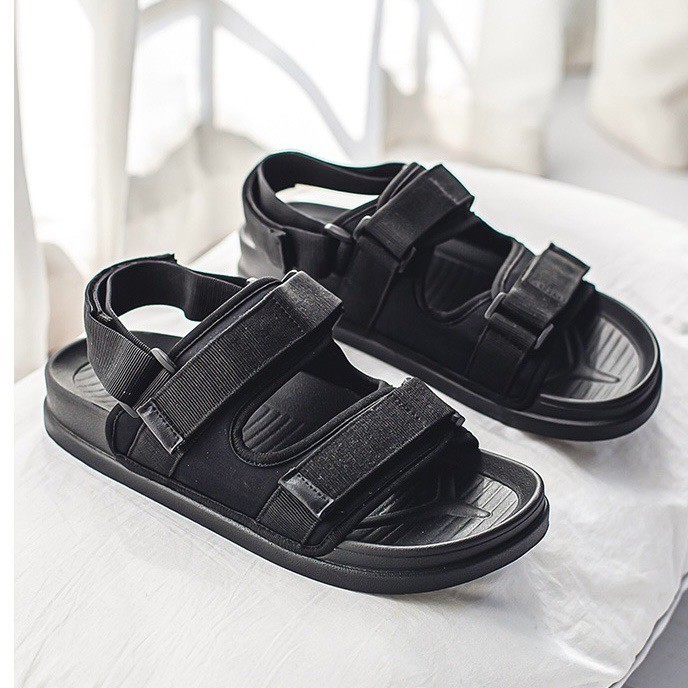 มาใหม่!! the blue boxford - como black sandals รองเท้าแตะ