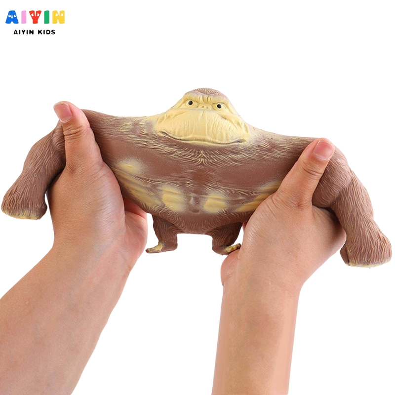 AIYIN ของเล่นกอริลลา ของเล่นคลายเครียด ของเล่นบีบอัดสามารถยืดออกได้ บีบเล่นคลายเคลียด