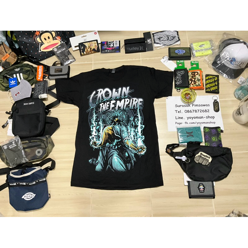 เสื้อวง Crown The Empire ของแท้มือ1 size S