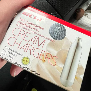 ⚡️ส่งไว⚡️ แก๊สวิปครีม MOSA N2O charger ยกลัง (36boxs)