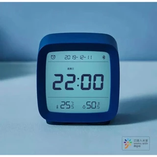 Qingping Cleargrass บลูทูธนาฬิกาปลุกสมาร์ทควบคุมอุณหภูมิความชื้นจอแสดงผลหน้าจอ LCD ปรับ Nightlight