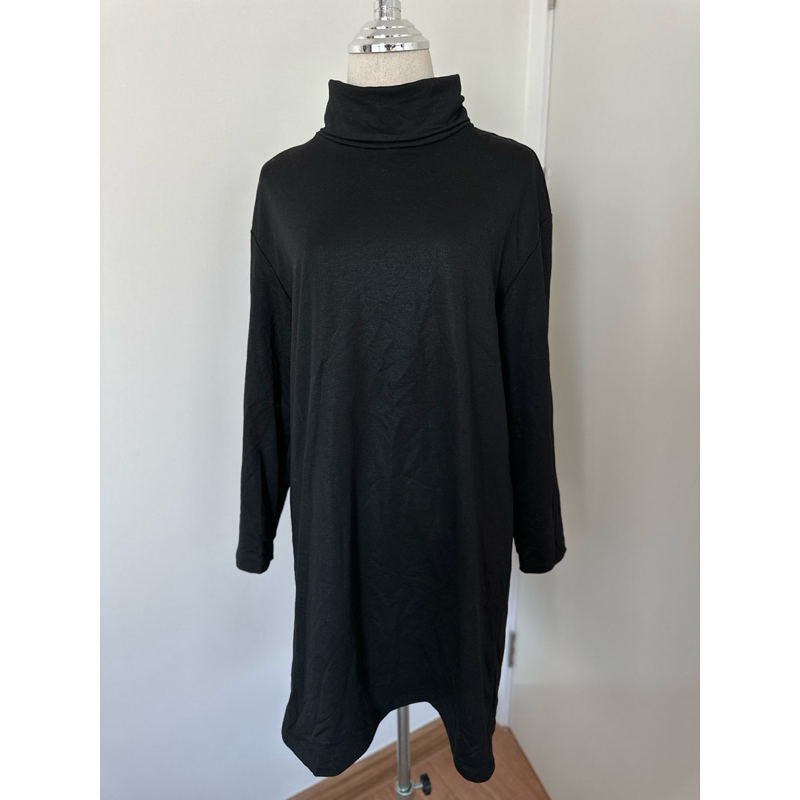 เดรสแขนยาวคอเต่าสีดำ CSP มือ2