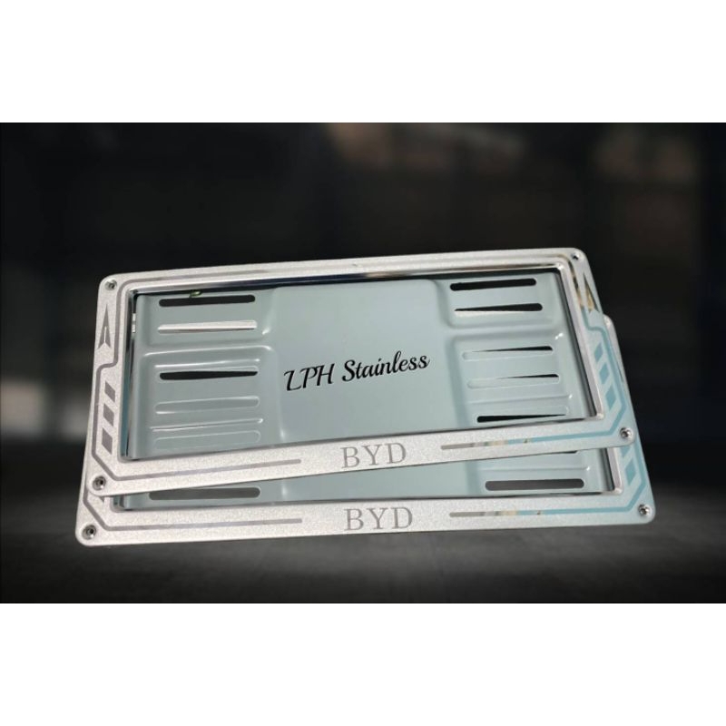 Bydกรอบป้ายทะเบียนรถไฟฟ้าอะไหล่แต่งรถไฟฟ้าByd