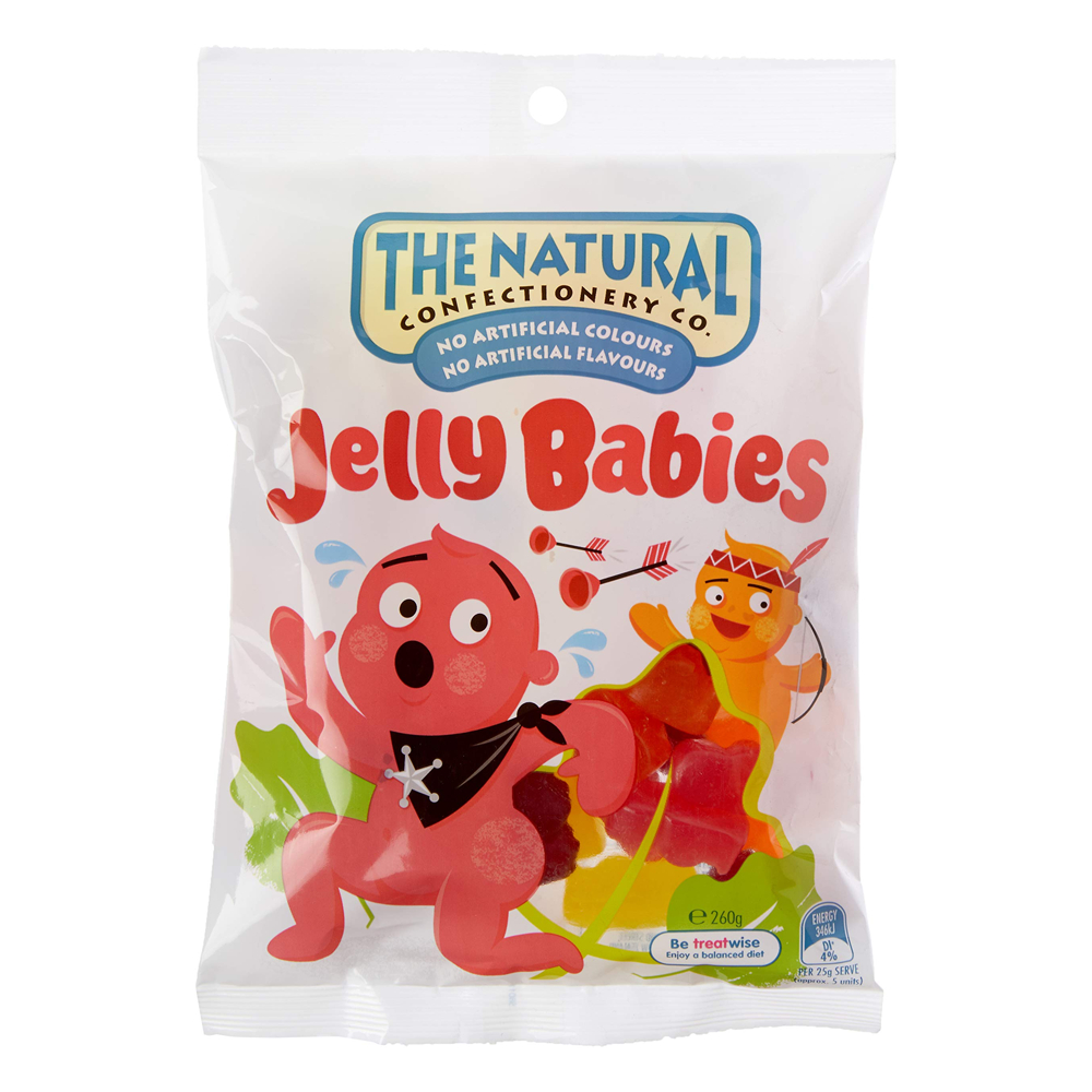 Jelly Babies The Natural Confectionery Co. ขนม เจลลี่ เยลลี่ 260g